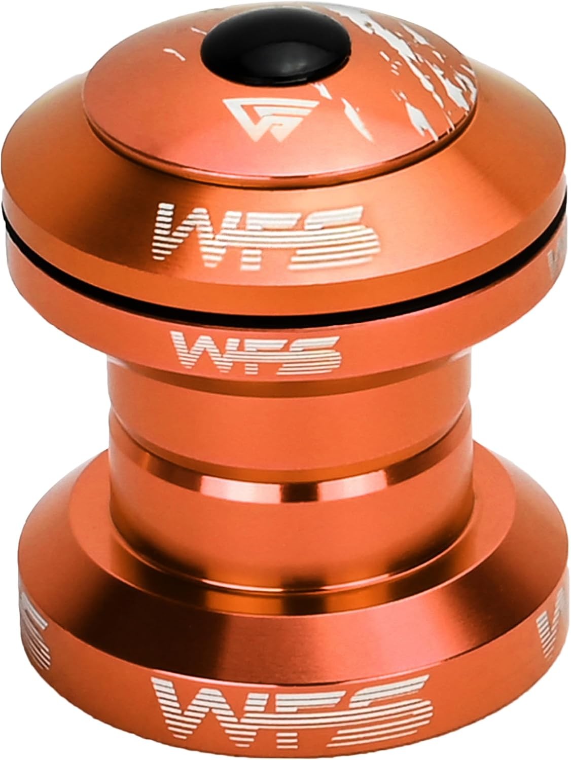 Orange WFS NV.28 1″ Threadless Bike Headset CNC Aluminum Sealed Bearing BMX