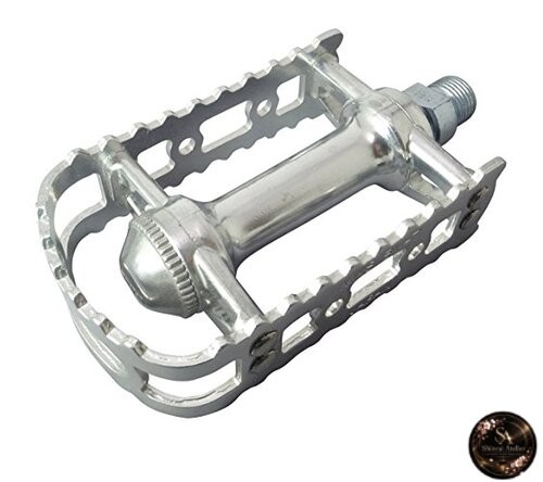 MKS (Mikashima Manufacturing Co. Ltd.) Bicycle Pedals BM-7 (Silver)