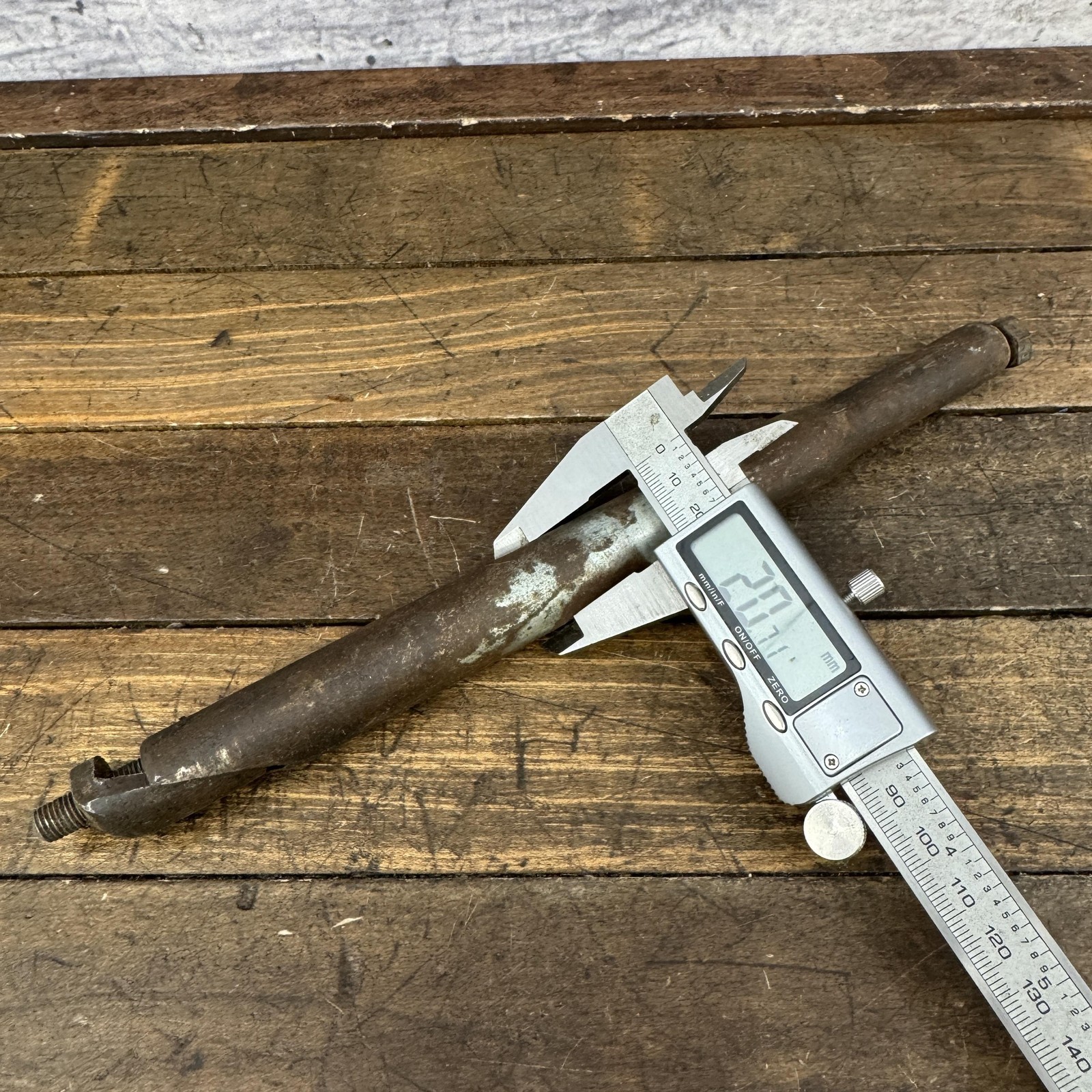 Vintage Quill Seatpost Steel Wedge 20.7 mm Pot