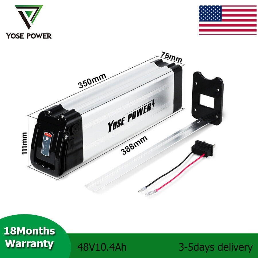 48V 10.4Ah Silverfish Battery Phylion XH370-10J Ebike Lithium Battery for E-bike