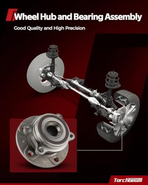 513346 Front Wheel Bearing & Hub Assembly Compatible with 2015-2021 513346 x1