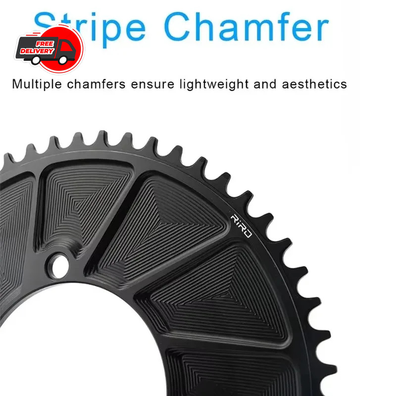 RIRO 110 BCD Road Bike Chainring 46T-58T 7075-T6 Aluminum for Shimano R7000