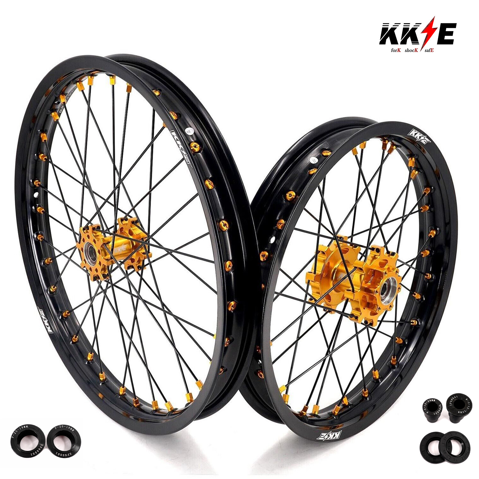 KKE 19/16» Enduro Wheels Rims Set For SurRon Light Bee X 19-22 E-Bike CNC Hubs