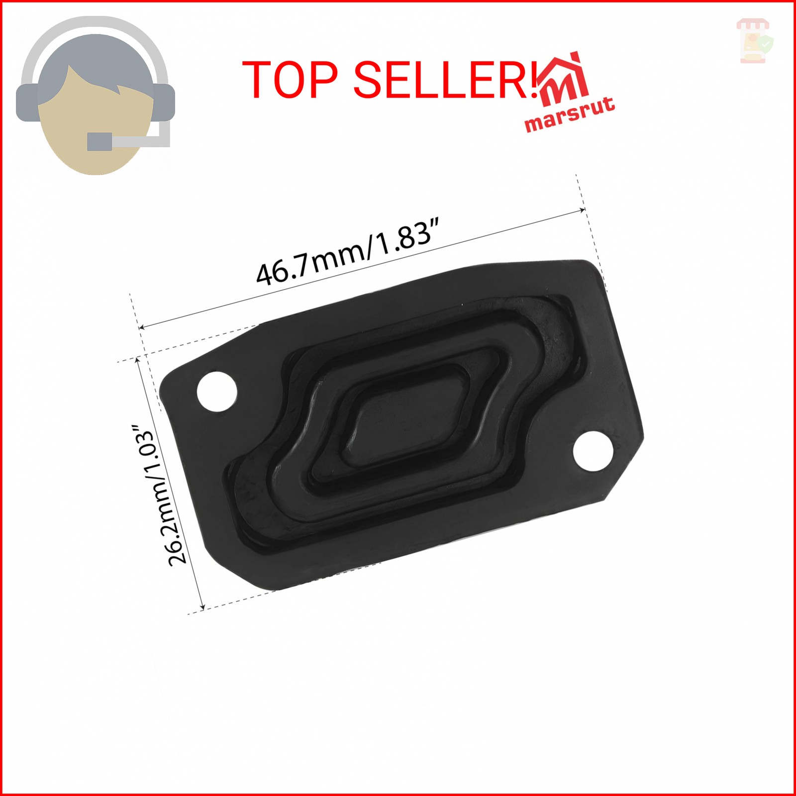 2Pcs Clutch Master Cylinder Gasket, Front Brake Master Cylinder Fit for KTM, for