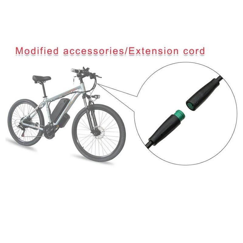 Waterproof Y Splitter E-bike m8 2/3/4/5/6 Pin 1 Male to 2 way Female wire cable