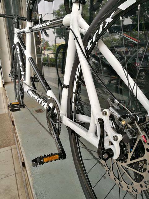 Juin Tech R1 Road Cyclocross Gravel Riding Bike Hydraulic Disc Brake Set Gray