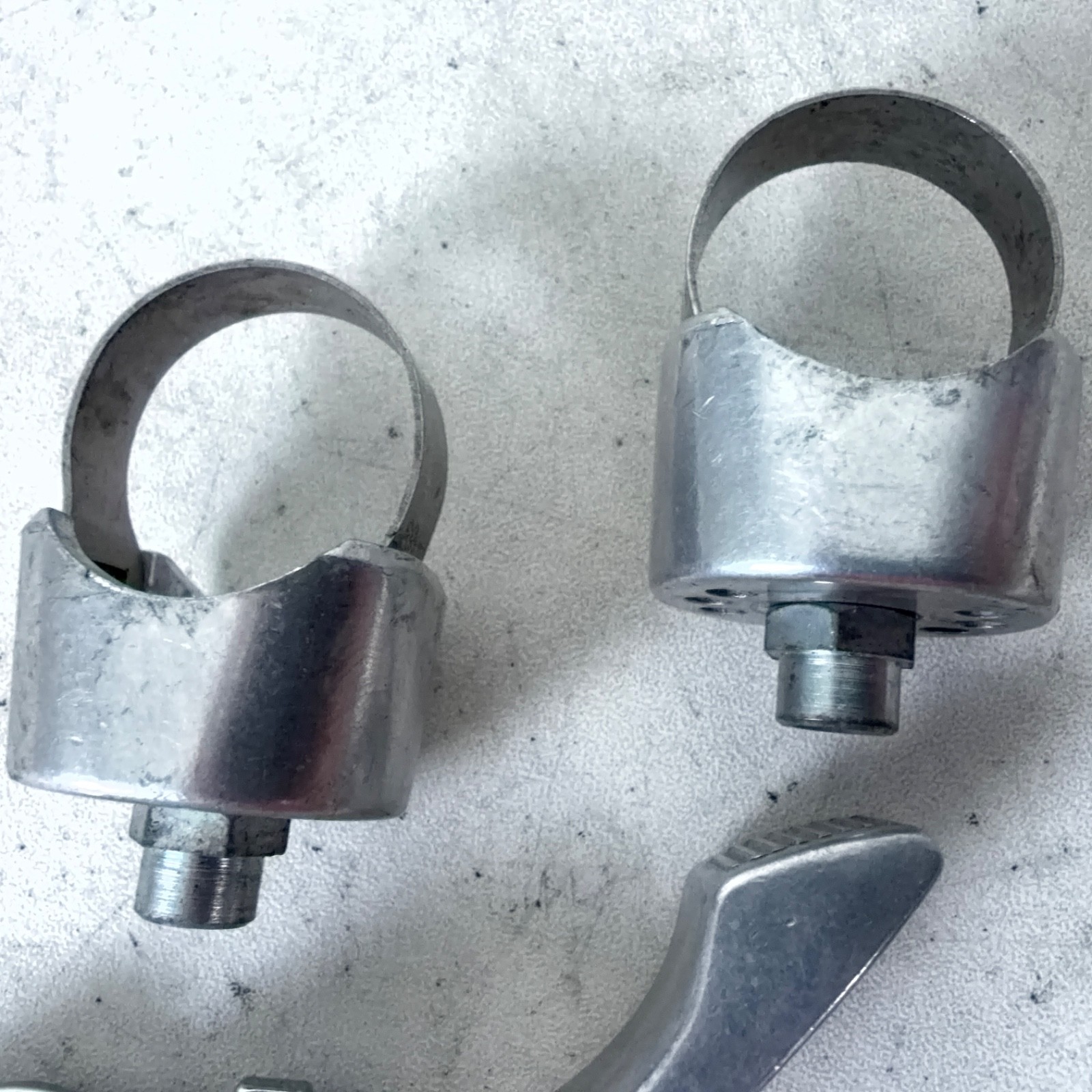 SUNTOUR POWER THUMB SHIFTER VINTAGE LD-2800 SET w/ BAR MOUNTS Ø22.2mm INDEX
