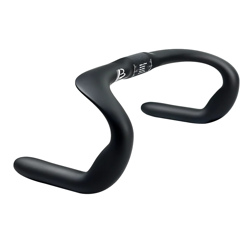 Road Bicycle Full Carbon Fixed Gear Drop Bar 31.8mm 315-395mm Matte Handlebar