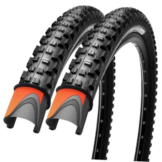 26/27.5/29 x2.25 inch Bike Tires Pair Mountain Bike Tires 60 TPI 2 pack 29×2.25