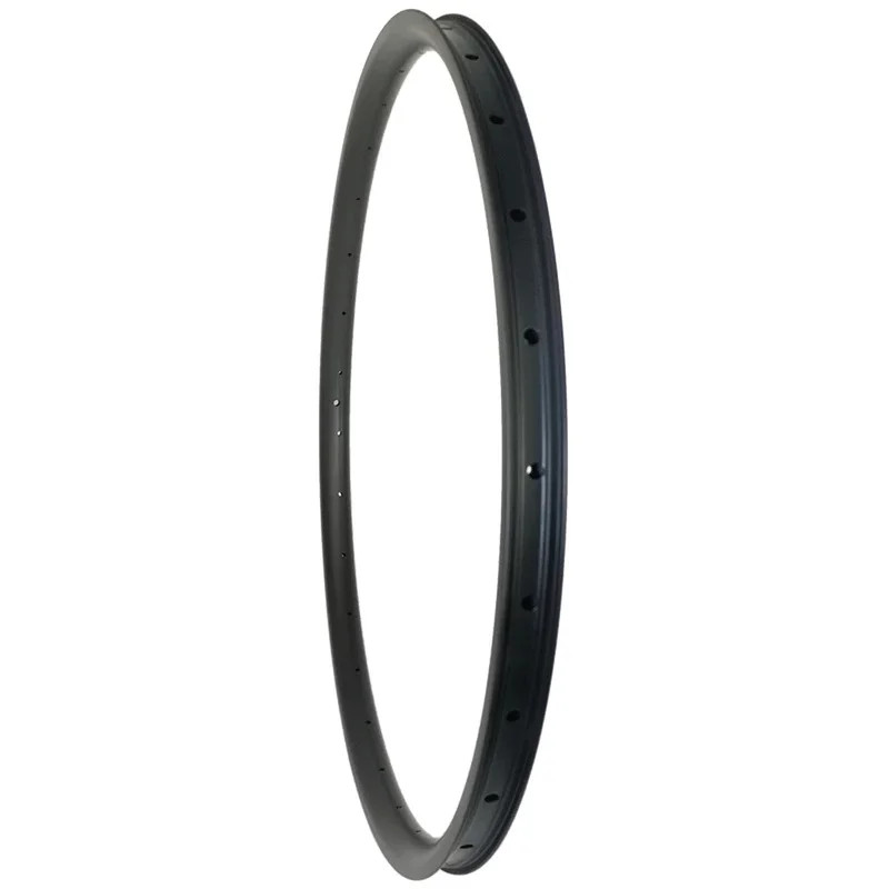 27.5er MTB Bicycle Carbon Rims Asymmetric Tubeless UD 3K 12K Matte Glossy
