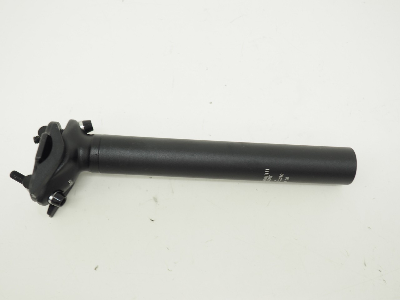 Unbranded Kids Bicycle Seatpost 27.2mm x 210mm Black Alloy 20mm Offset