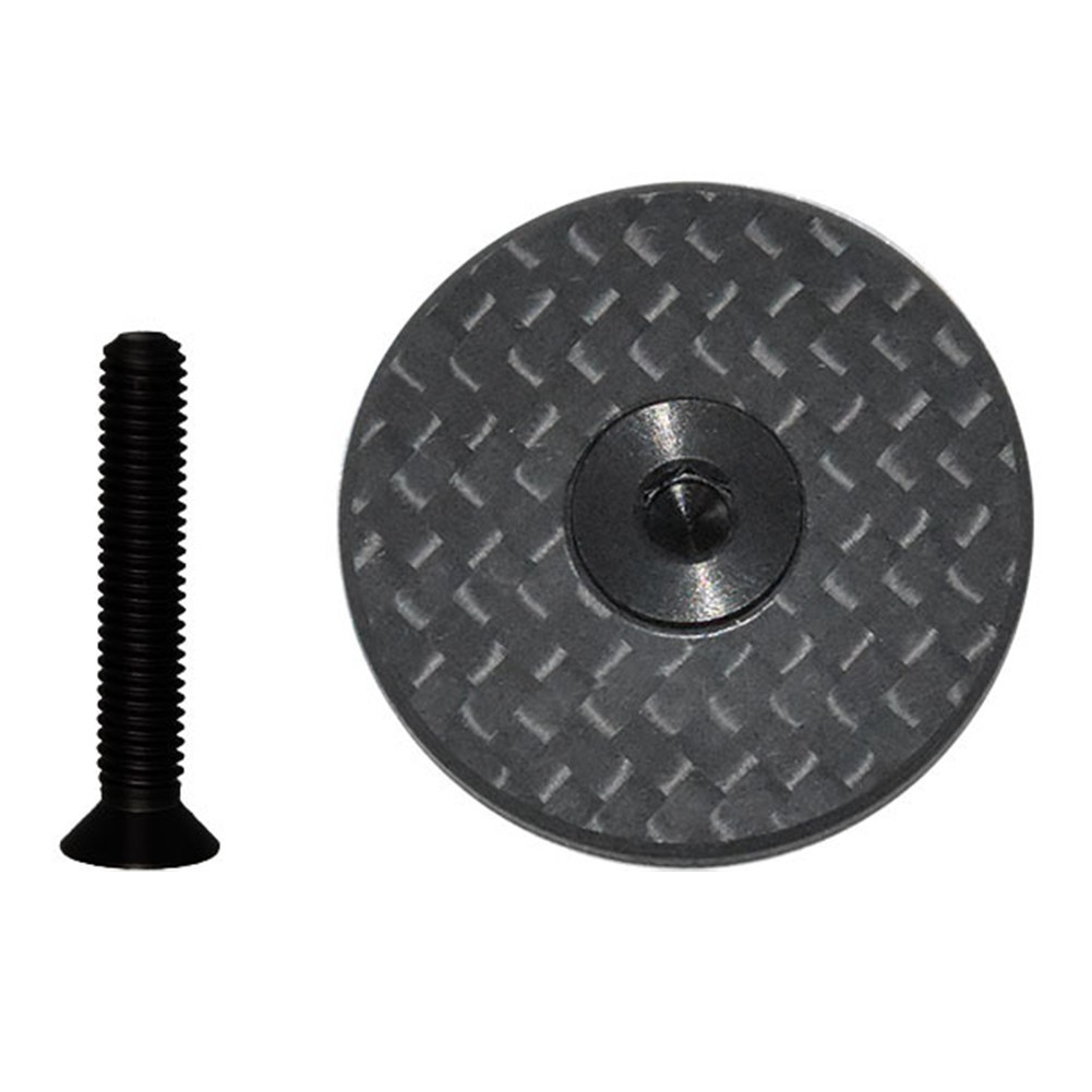 Carbon Fiber Headset Top Cap with Titanium Screws Long lasting Performance