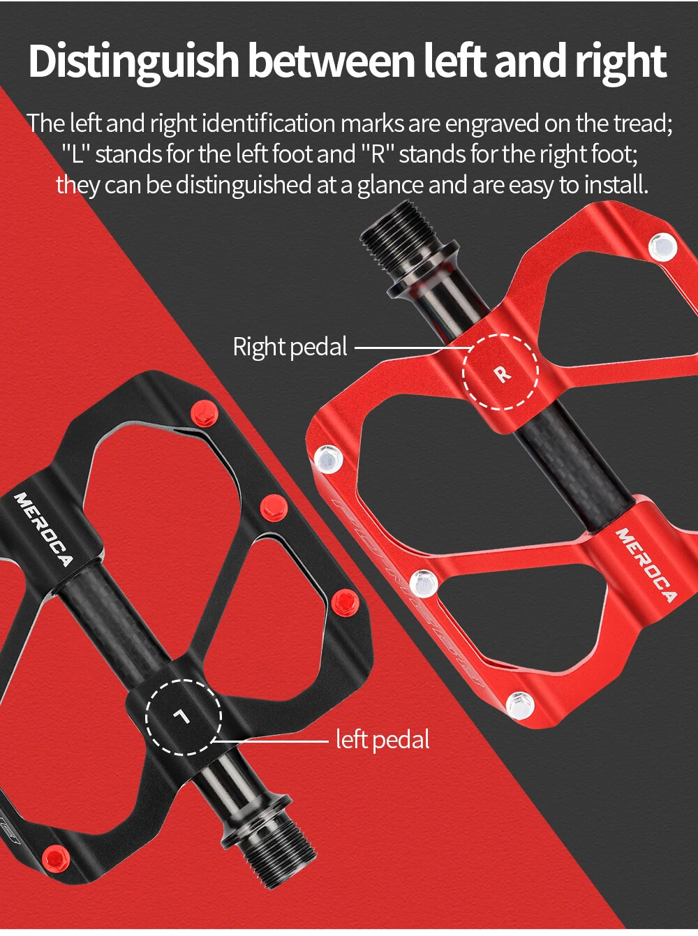 Ultralight MTB Road Bike Pedal Sealed Bearing Anti-slip Aluminum Alloy Pedals