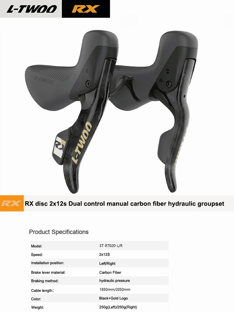 LTWOO RX 2X12 Speed Carbon Hydraulic Disc Brake Bike Groupset Bicycle Components