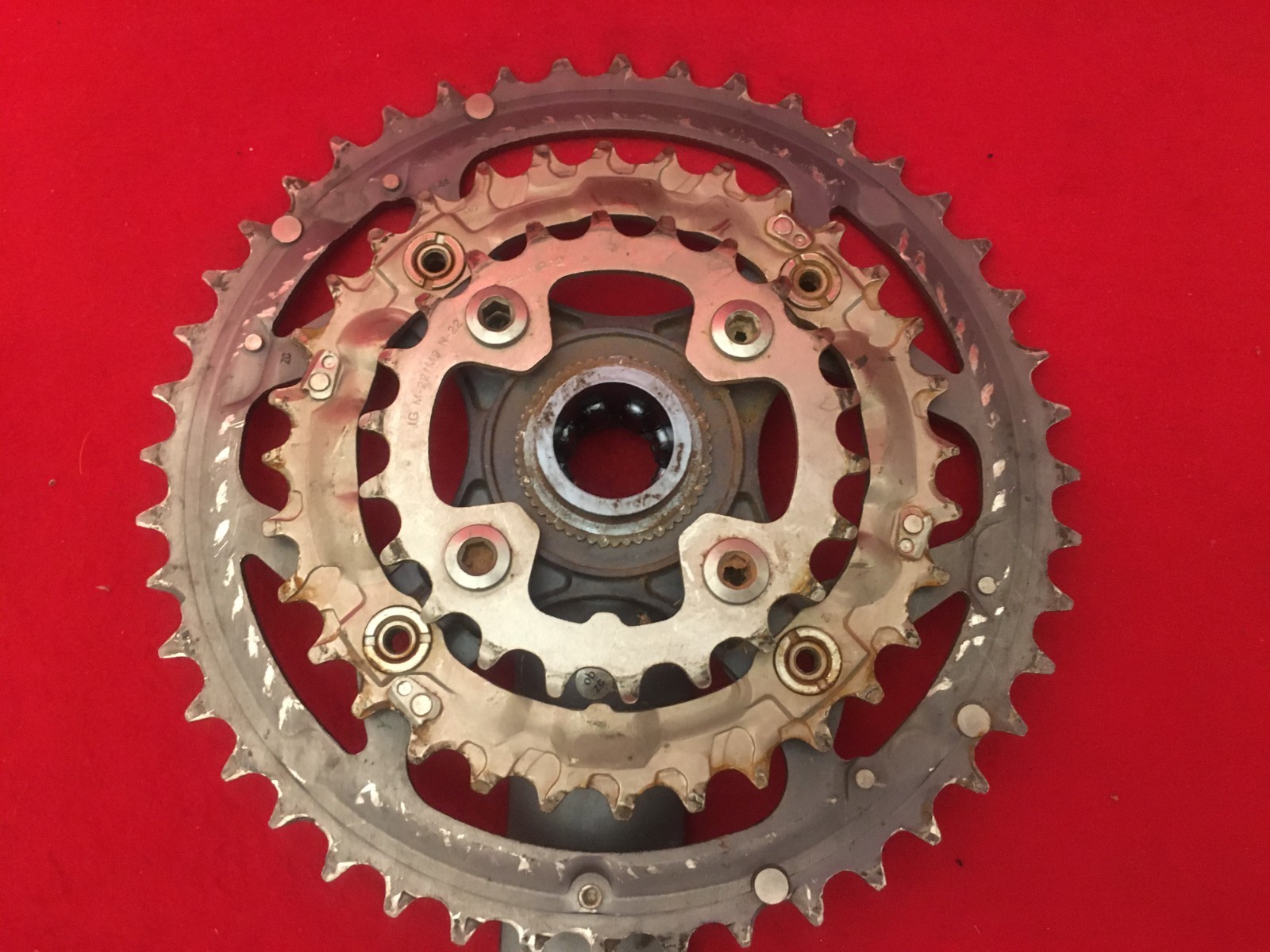 Shimano Deore LX FC-M571 175 Triple Crankset 22 / 32 / 44 Fits Cannondale Trek
