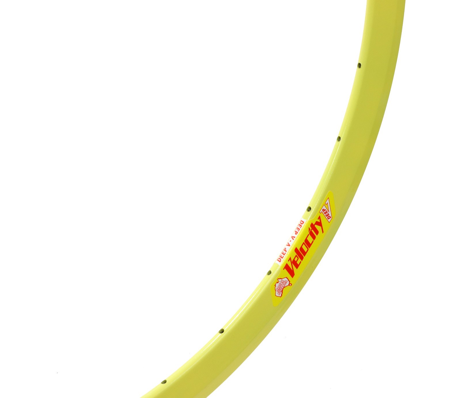 Velocity Deep V Alloy Rim 700c 32H Yellow NMSW Australia Road Bike NEW NOS