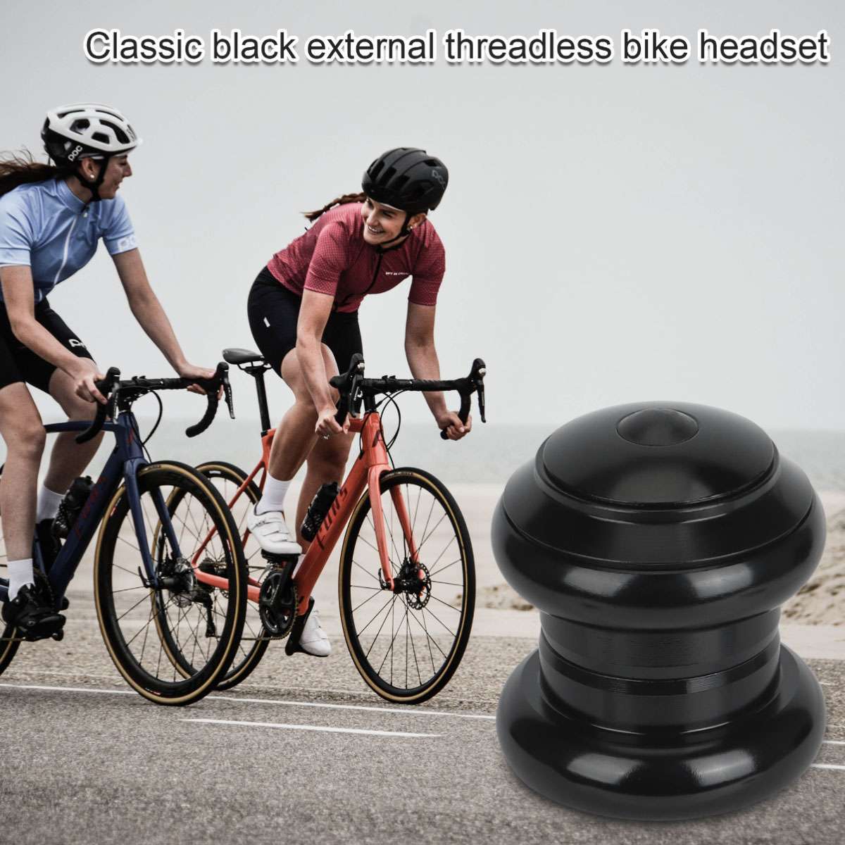 34mm Headset 1-1/8″ Threadless MTB Road Bike Sealed External Bearings Headset US