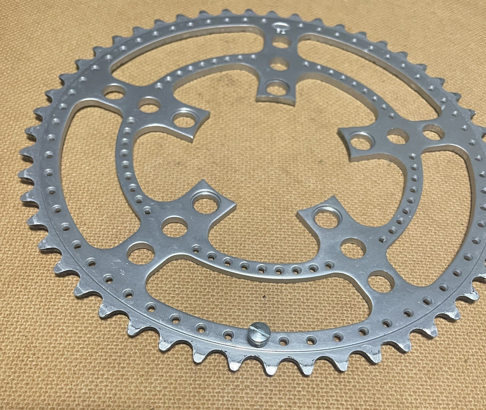 Vintage Stronglight Chainring 52T Drillium 86 BCD