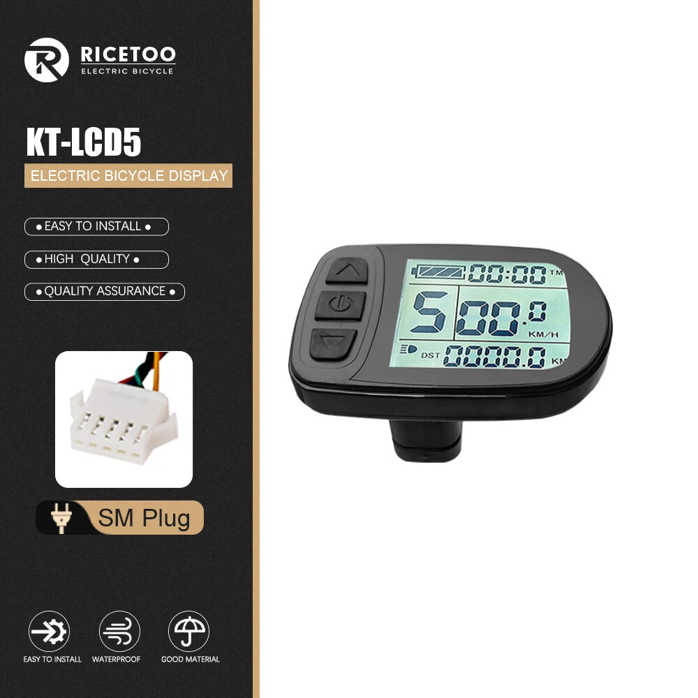 Electric Bicycle Display KT LCD3 LCD4 LCD5 LCD8H LCD9R 24V 36V 48V 72V Display