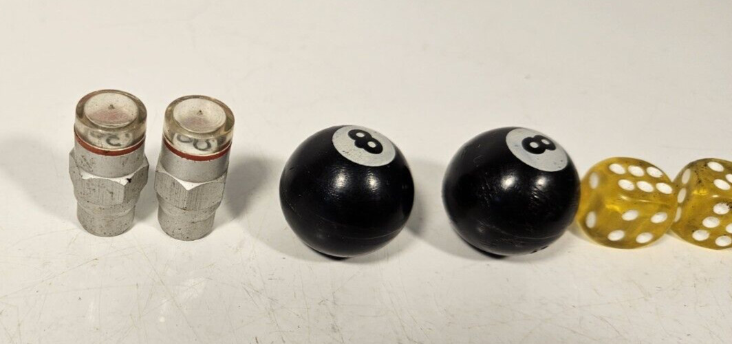 Bicycle Tube Valve Caps Plastic & Metal Miscellaneous