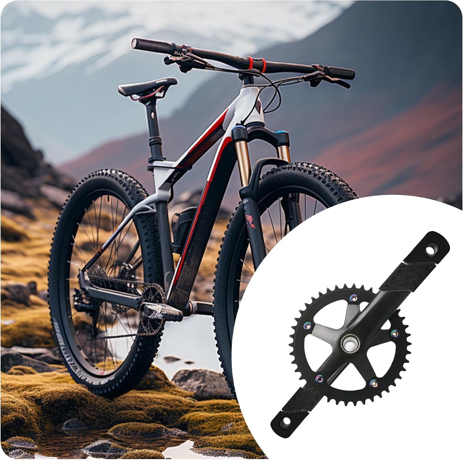Universal Bike Crank Boot Sleeve – Quick Install & Enhanced Riding Performance