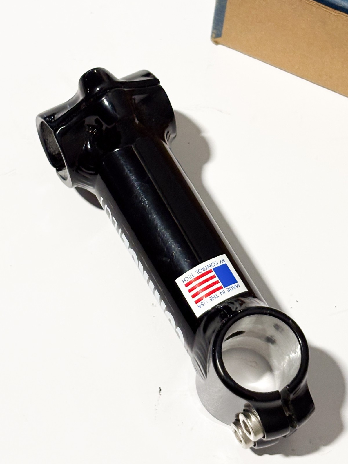 NOS CONTROL TECH 1″ STEM Bike 105mm +/-5° Black MTB Mountain Bike Threadless