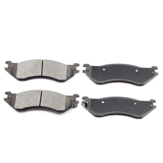 D702-7576 4pcs Front/Rear Semi Metallic Disc Brake Pad Set Fit For D702 [4pcs]