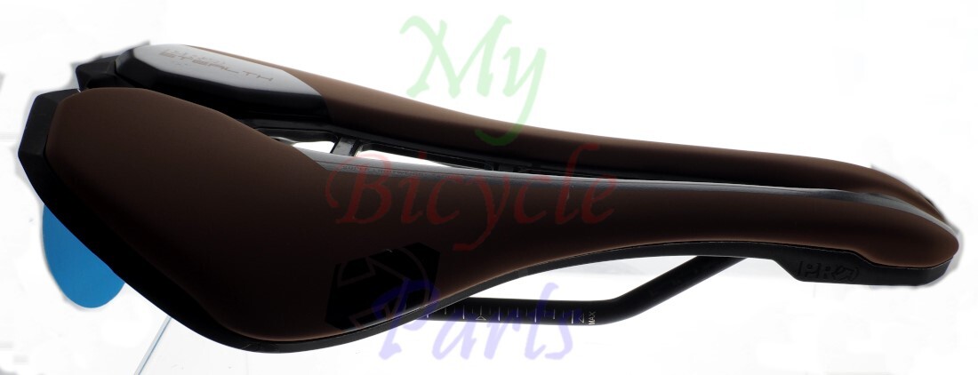 Shimano PRO Stealth Performance Saddle Stainless 7x7mm Rail, 152mm, Brown