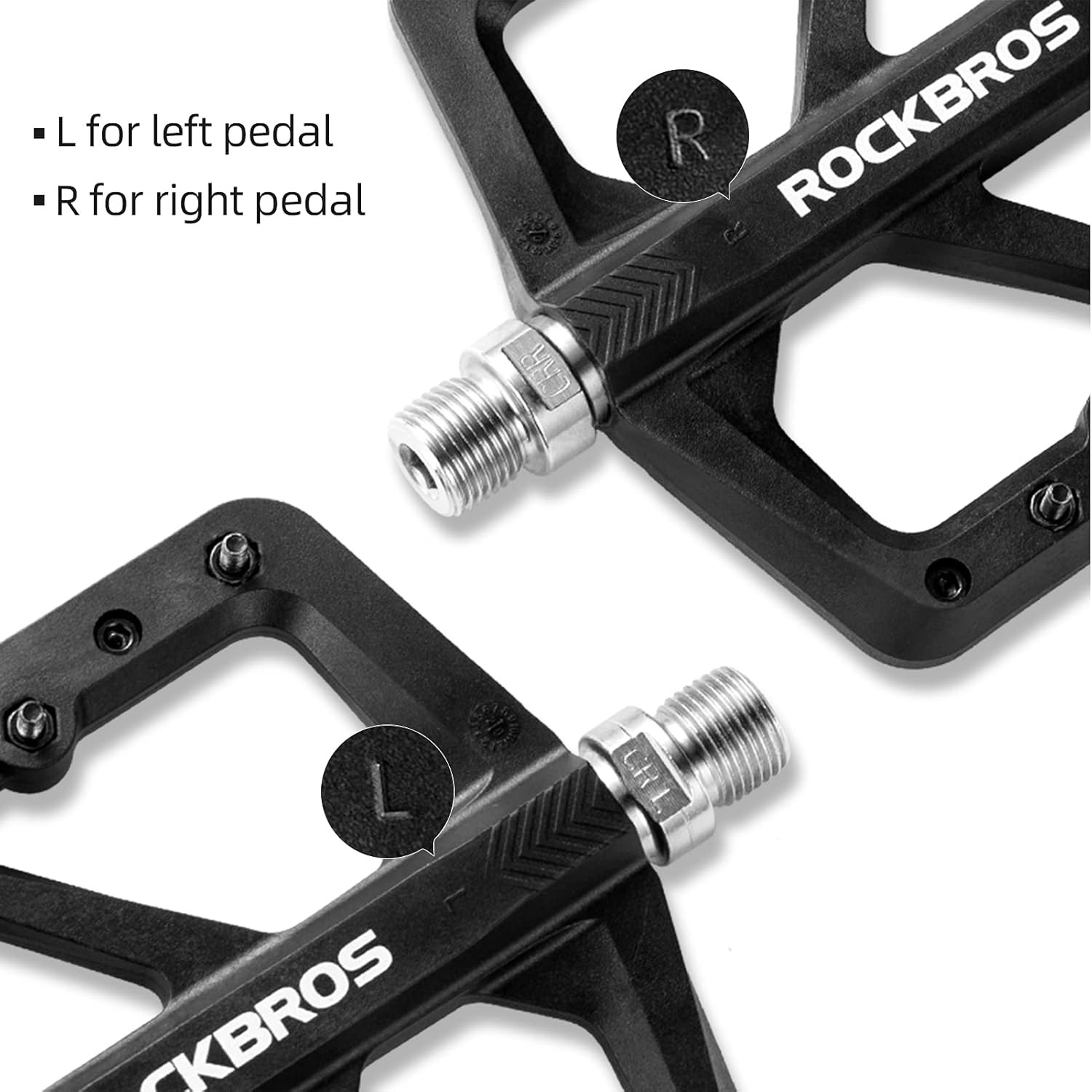 MTB Pedals Bicycle Cycling Flat Nylon Composite Lightweight Mountain Bike Parts