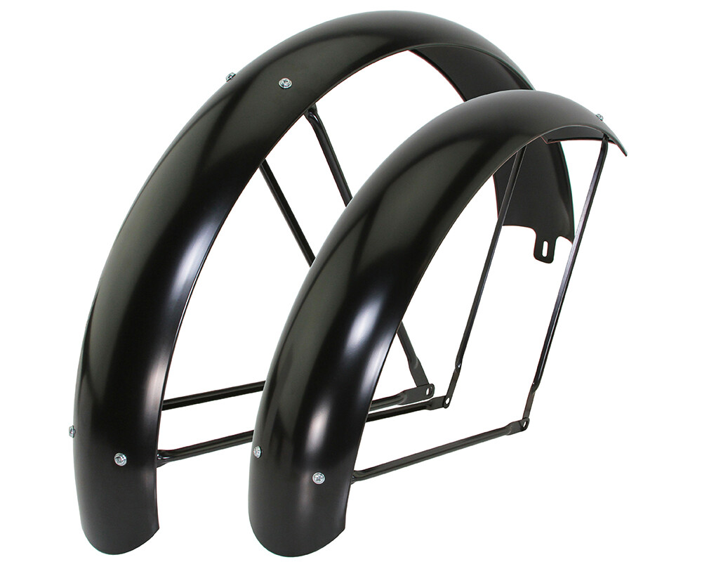 26×4.0 Fat Bike Classic Standard Fender Set B-2 Black.