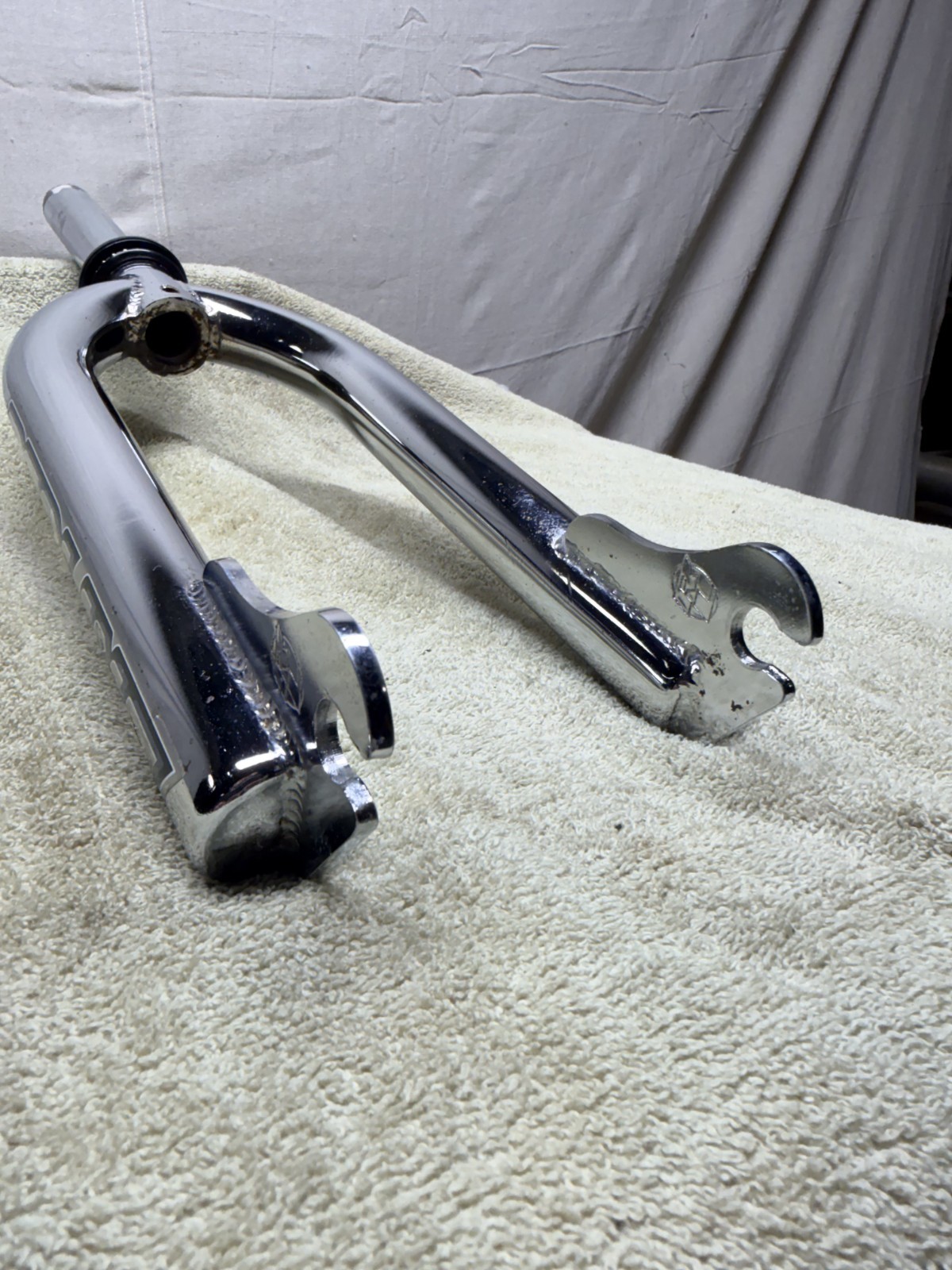 Mid School BMX 2000 Redline 1 1/8in Threadless Forks 20in – Chrome – 8/10 Clean