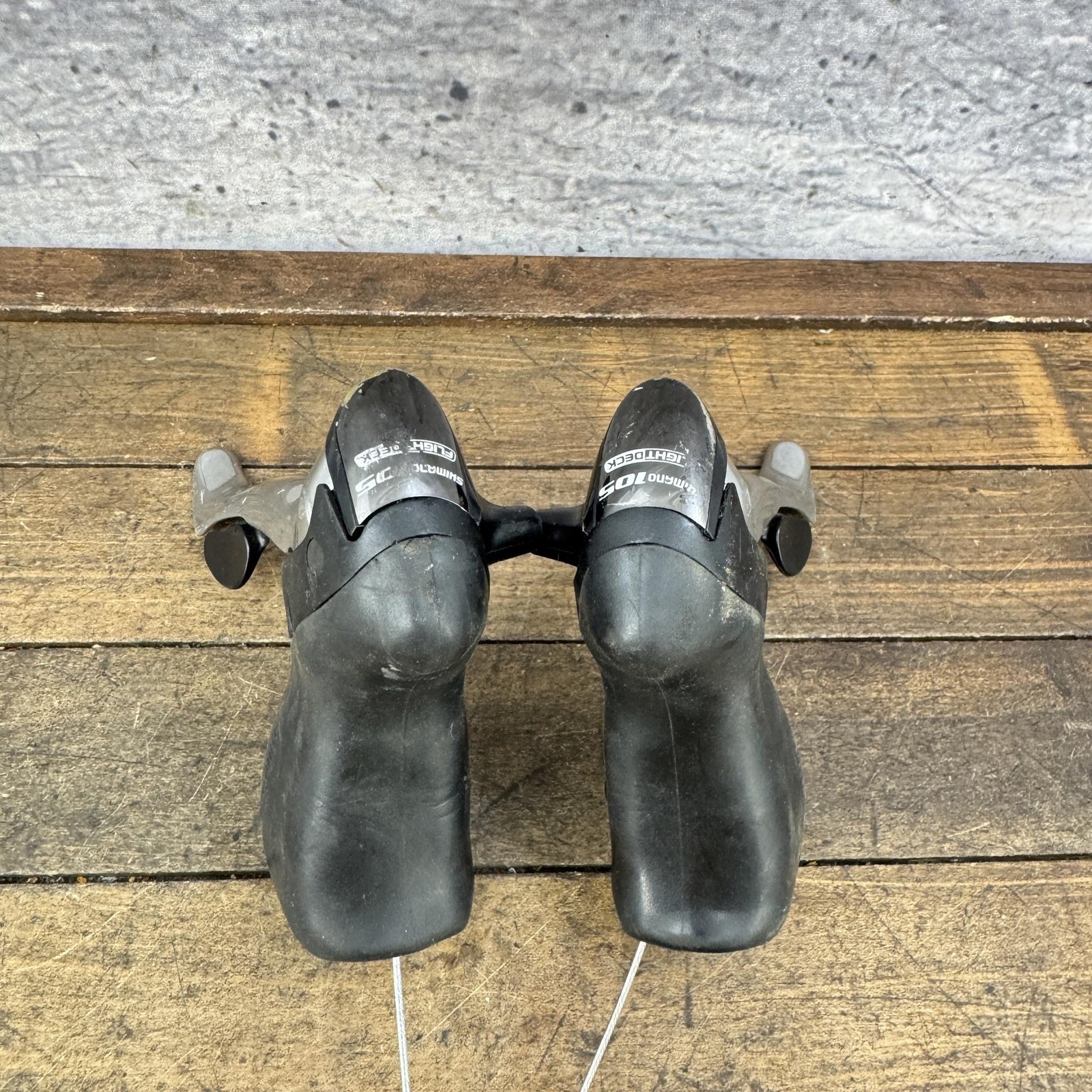 Shimano 105 ST-5510 STI Shifter Lever Set Road 9s Silver Shift BRifter Vintage