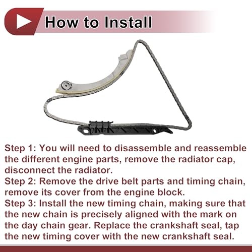 1 Set Engine Timing Chain Kit for GMC Terrain for Buick LaCrosse Regal Verano