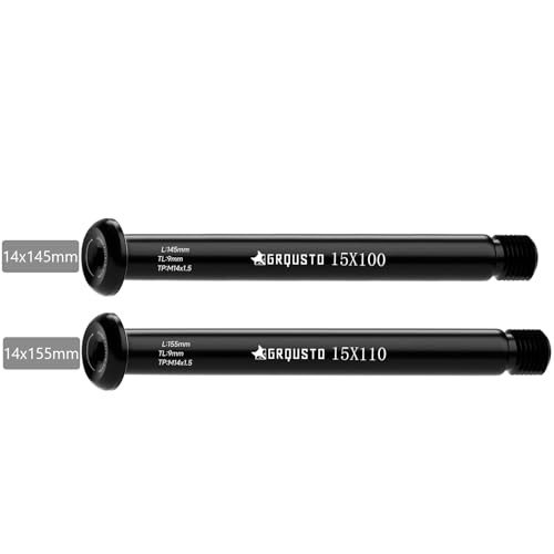 M14 x 1.5mm Thread Pitch Front Thru Axles for Fox Road 15 x 155mm for FOX 110mm