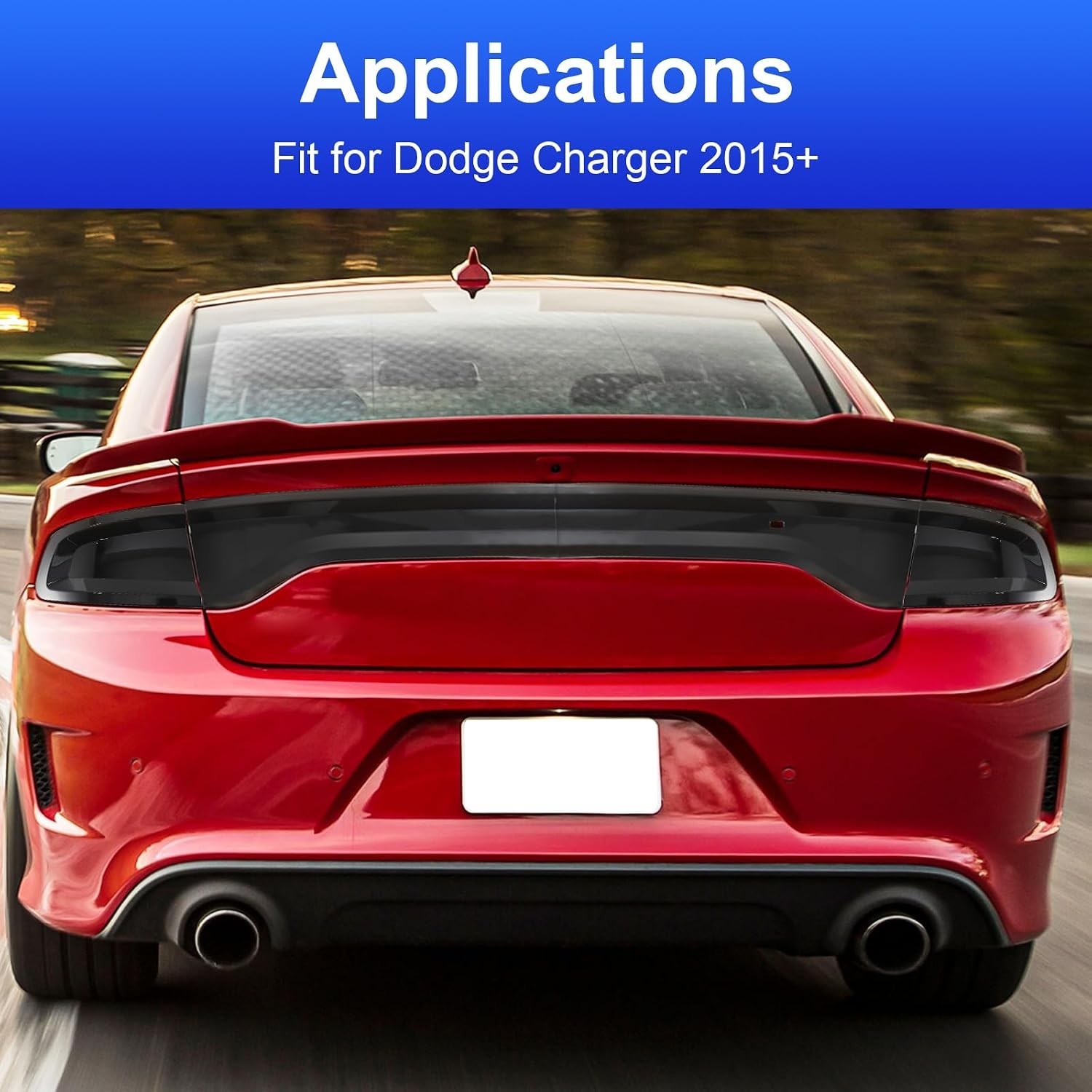 for Charger Tail Light Lamp Covers, Tail Light Cover Smoked Tail Light Guard