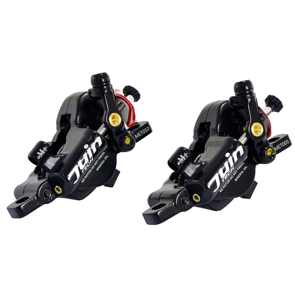 JUIN TECH M1 Hydraulic MTB E-bike Disc Brake set 160mm w/ Rotor (F+R) , Black