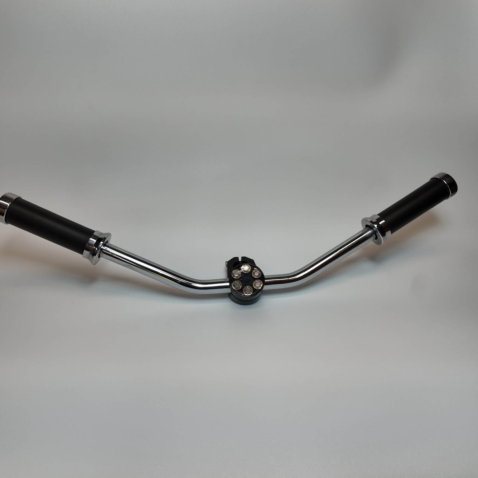 Huffy Jesse James Chopper Bicycle Handlebars 2 Sets OEM + Wider Chrome Clamp