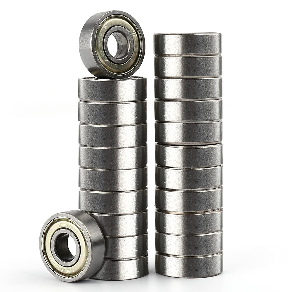 22pcs 608 ZZ Ball Bearings 608z Deep Groove Miniature Ball…