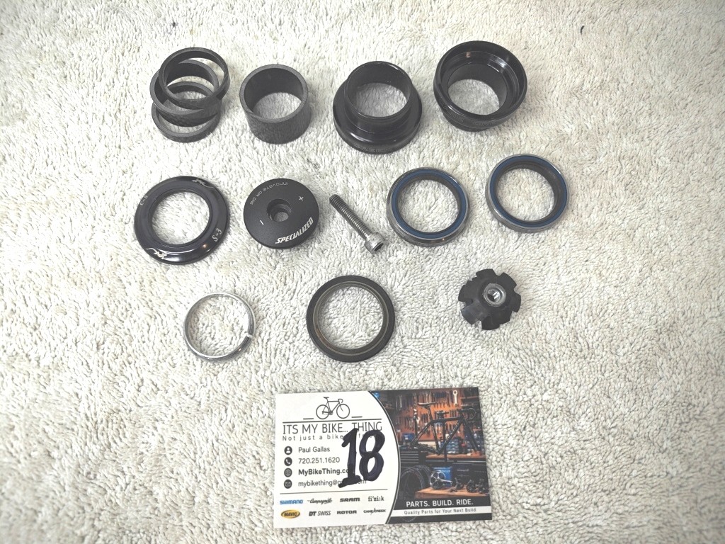 Cane Creek S-3 External Headset | 1-1/8 Threadless EC34 | Specialized | Spacers