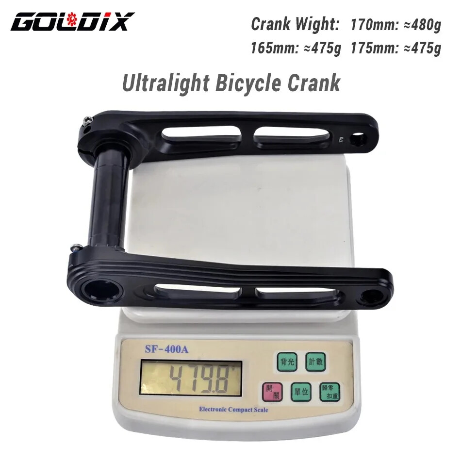 165mm/170mm Ultralight Road Bike Crank Bicycle Crankset Double Chainring 50-34T