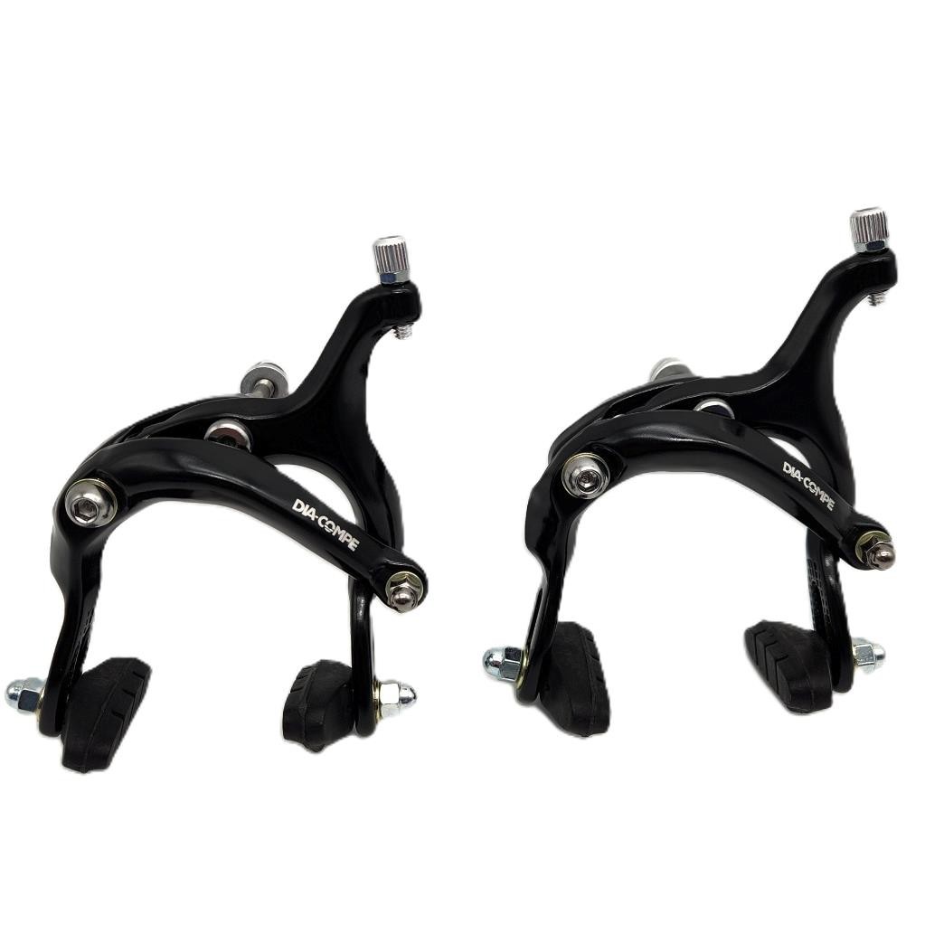 Dia-Compe MX-806 Front & Rear Bicycle Caliper Brakes Side-Pull 45-57mm Black