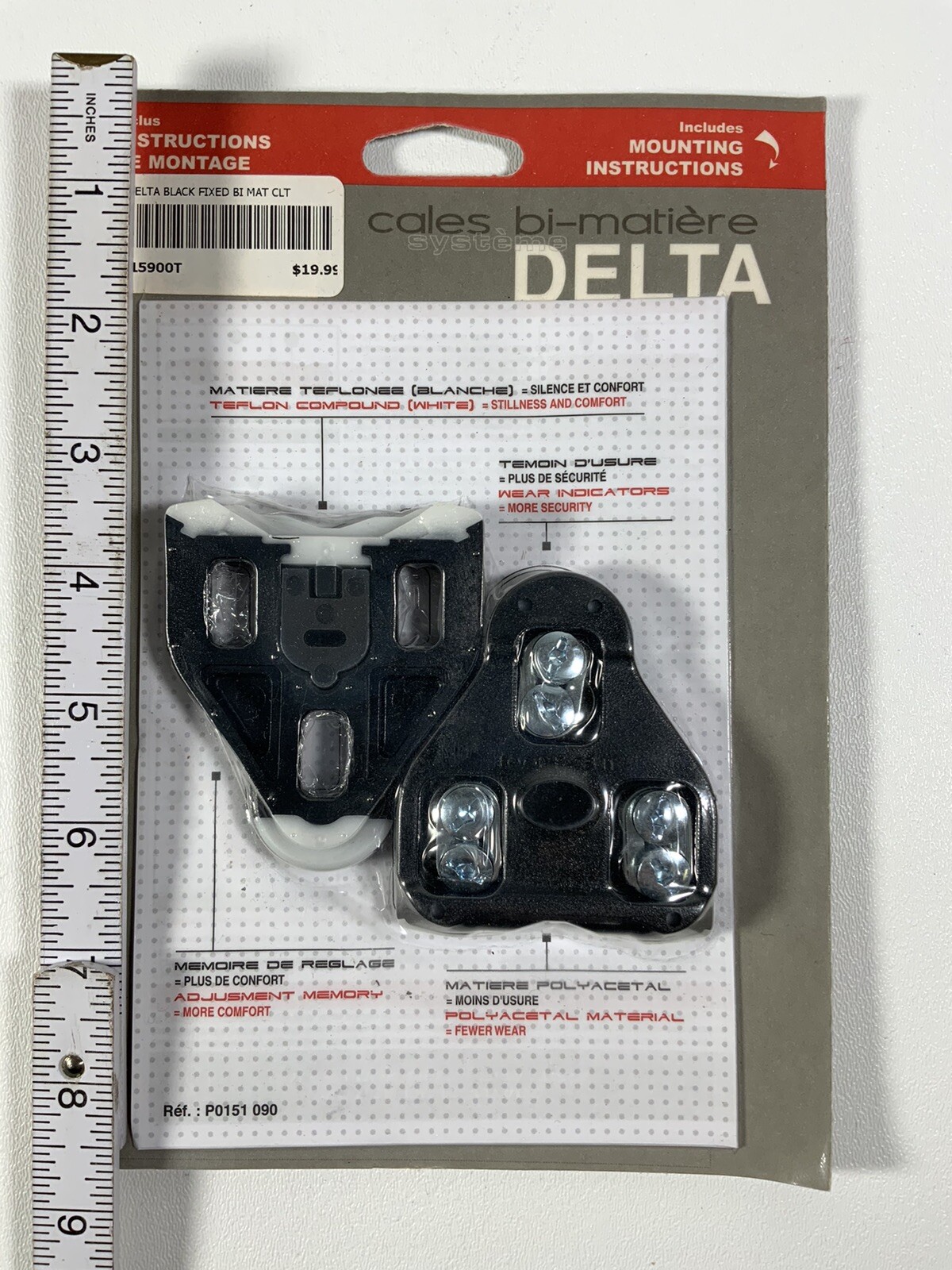 1 Pair Delta Bicycle Bike Pedal Cleats From France See Photos For Description