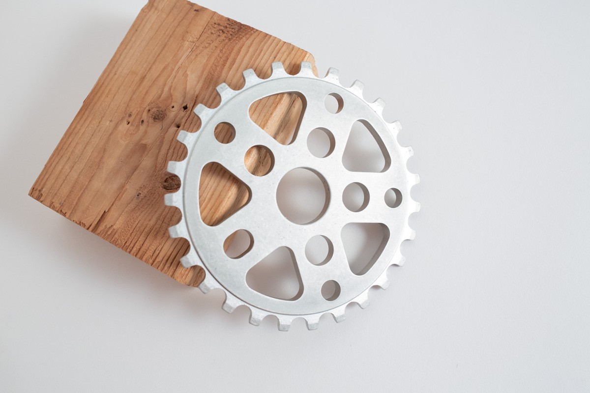 NOS Odyssey Chase Hawk C-512 27T BMX Sprocket Raw 7075-T6 Aluminum
