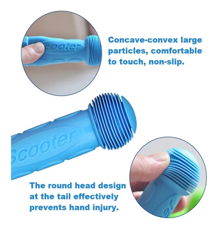 Kids Scooter Handlebar Grips 1 Pair for 2/3/4 Wheel Scooters, Bikes, Carts(blue)