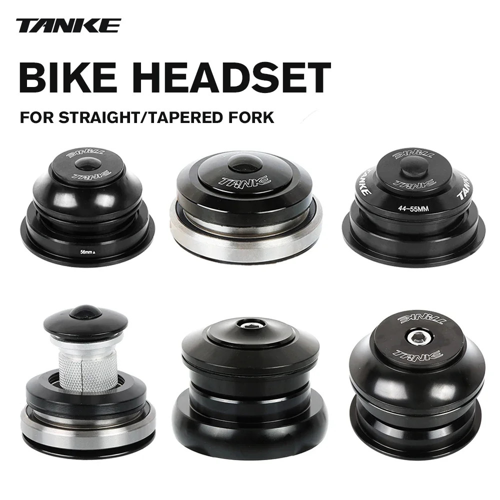 -MTB Mountain Bike Bowl Group, Aluminum Alloy Headset,Tapered Straight Fork Bear