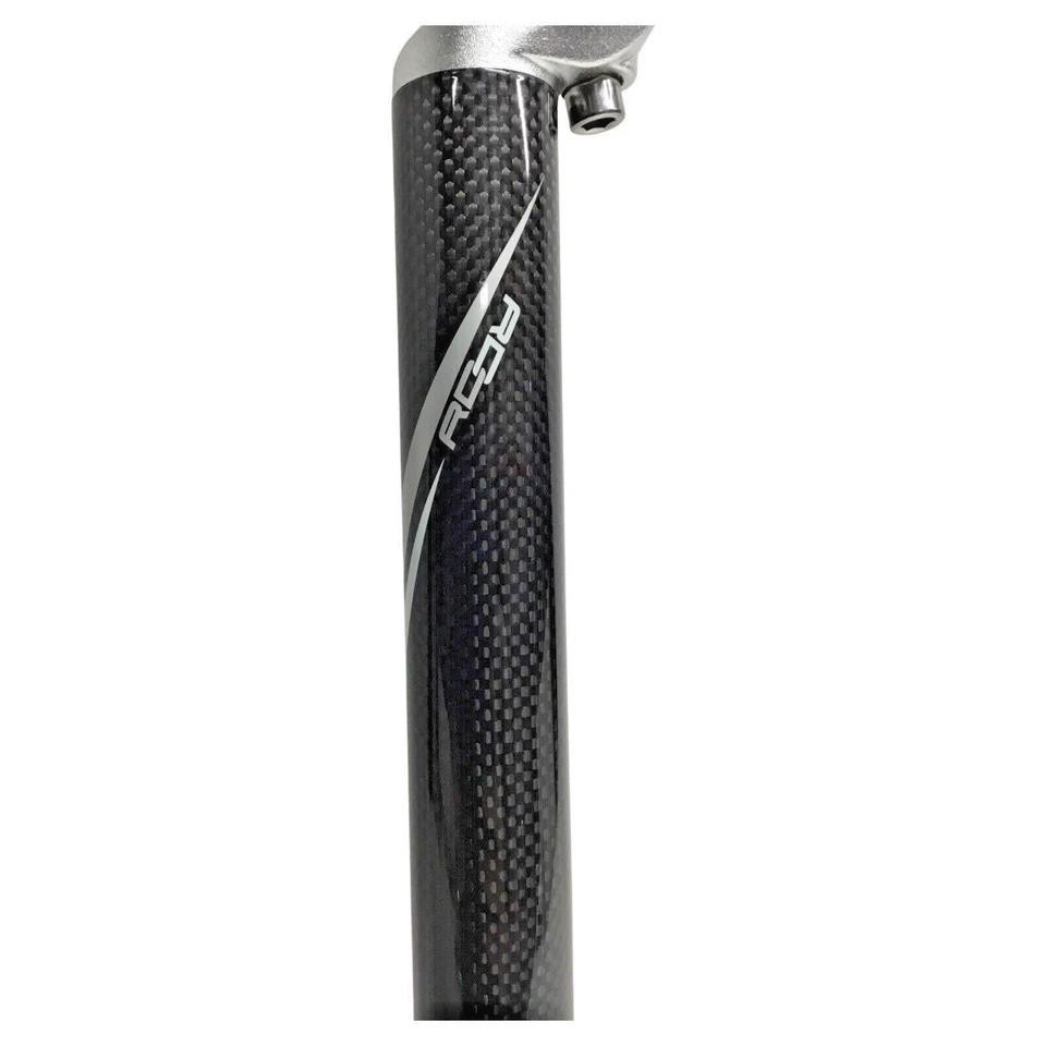RC Full Lightweight Carbon Black Seatpost 31.6mm x 350mm MTB Road Gravel