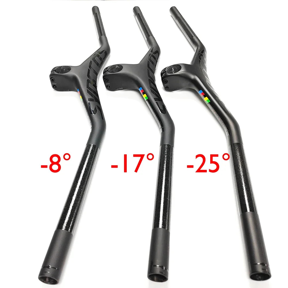 Carbon Mountain bike Integrated Handlebar -8° -17° -25° with Computer Mount