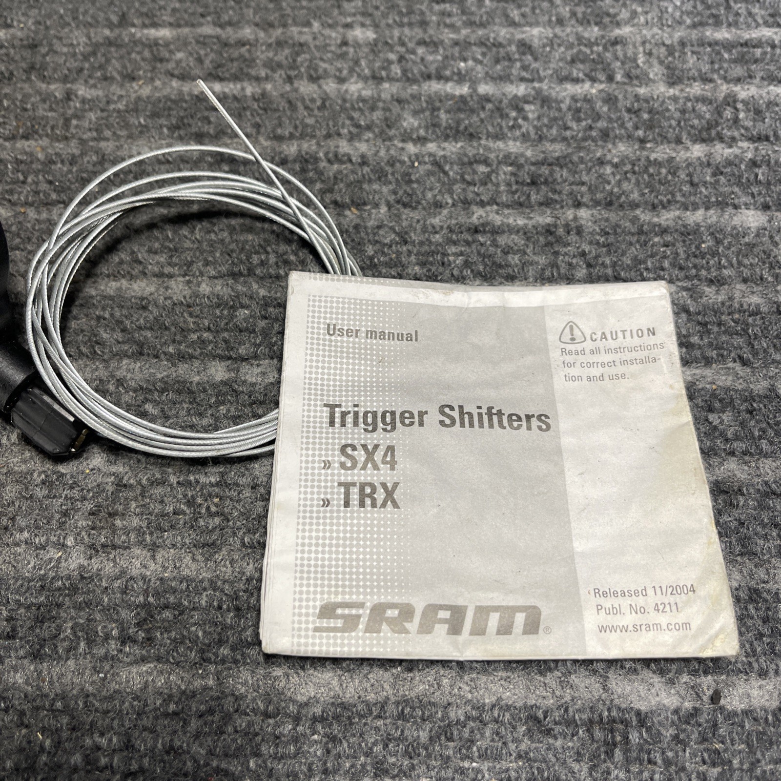 SRAM TRX 7-Speed Rear Right Thumb Trigger Shifter Black Mountain Bike MTB NEW
