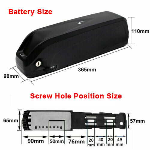 48V 20Ah 750W 1000W 1500W Ebike Battery Hailong Lithium Battery for Bafang