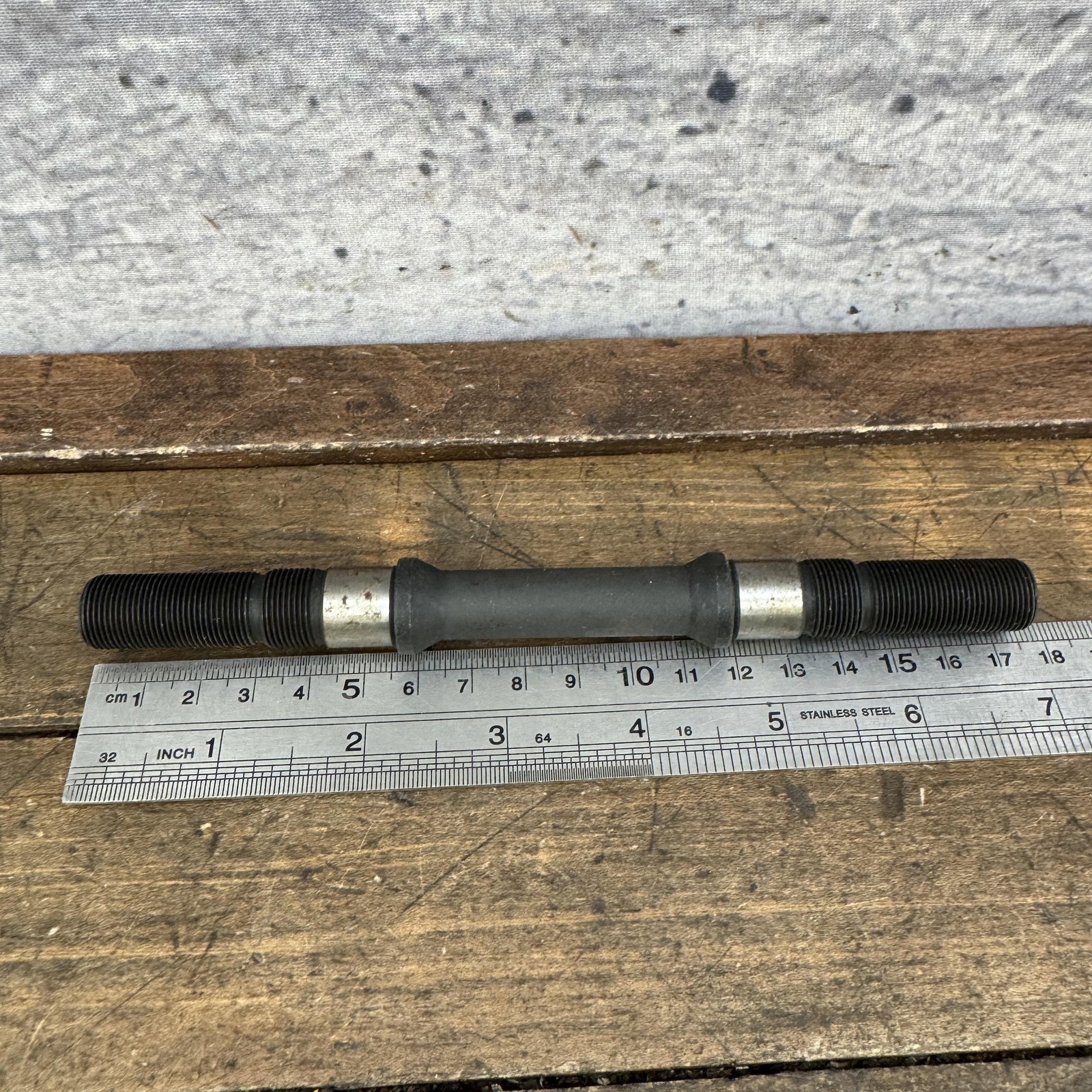 14mm BMX Rear Hub Axle Sealed Bearing NOS Vintage Nutted Bike Wheel